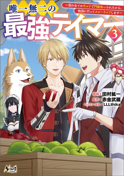 唯一無二の最強テイマー〜国の全てのギルドで門前払いされたから、他国に行ってスローライフします〜（ノヴァコミックス）3【赤金武蔵】