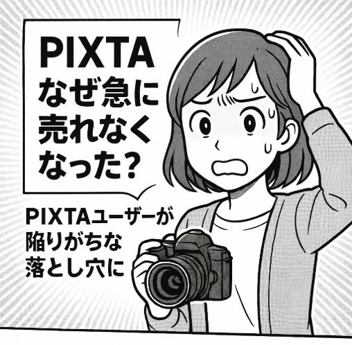 なぜ急に売れなくなった?PIXTAユーザーが陥りがちな落とし穴とは