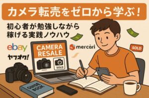 カメラ転売をゼロから学ぶ！初心者が勉強しながら稼げる実践ノウハウ