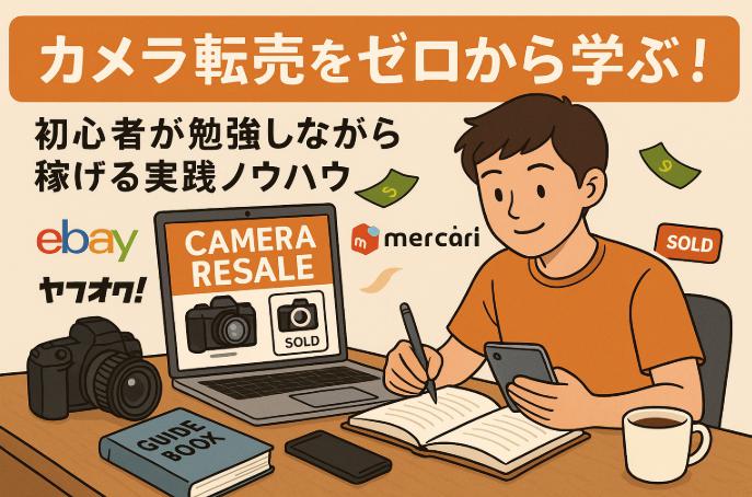 カメラ転売をゼロから学ぶ!初心者が勉強しながら稼げる実践ノウハウ