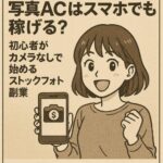 写真ACはスマホでも稼げる？初心者がカメラなしで始めるストックフォト副業