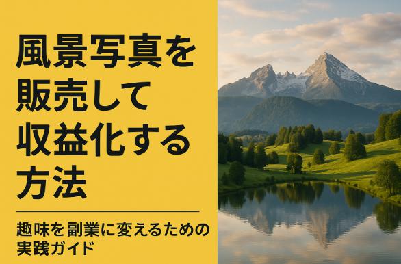 風景写真を販売して収益化する方法|趣味を副業に変えるための実践ガイド