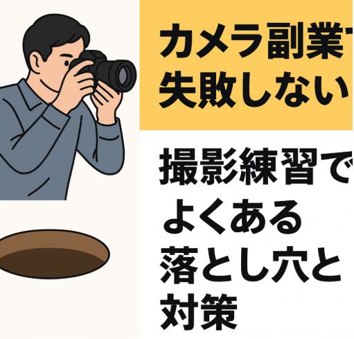 カメラ副業で失敗しない！撮影練習でよくある落とし穴と対策