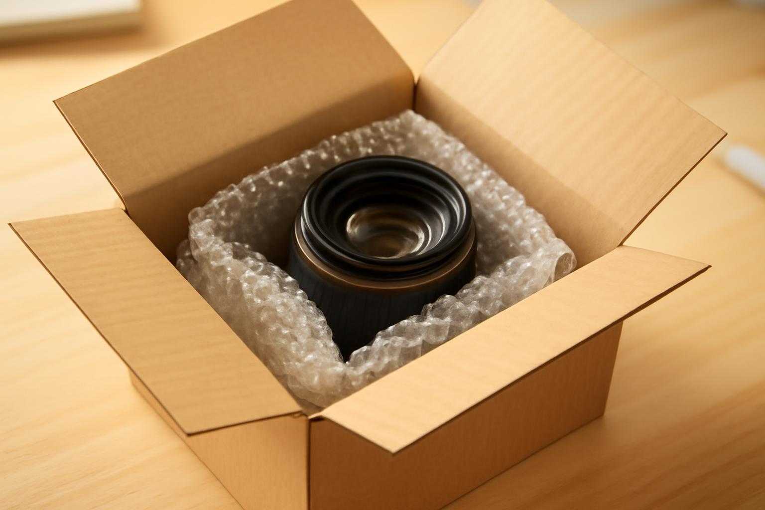 メルカリでカメラのレンズを梱包する方法！破損を防ぐ安全なコツと発送前の注意点を解説