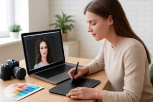 写真レタッチの副業は未経験でも始められる？収入を得るまでの具体的な方法と成功のコツ