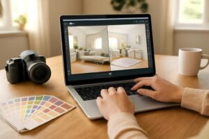 不動産写真のレタッチ副業で稼ぐには？未経験から始める案件獲得と収入アップのコツ