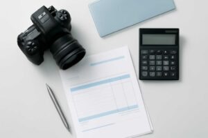 カメラマンの請求書の書き方を徹底解説！必須項目や源泉徴収、消費税の注意点まで紹介